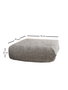 Atelier Del Sofa Zikzak Grey Cojín 70x27x70 cm en Tela TEDDY Color Gris